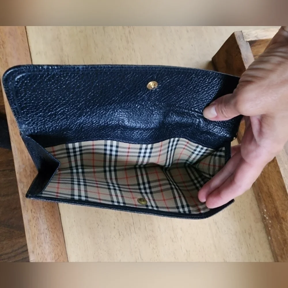 Burberry vintage continental wallet
